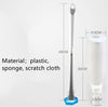 Disposable Toilet Brush with Long Handle for Deep Clean