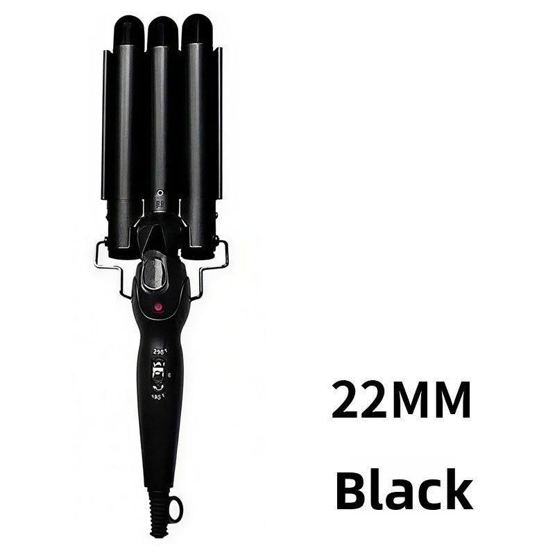Three Barrel Hair Curler Ceramic Wave Styling Iron