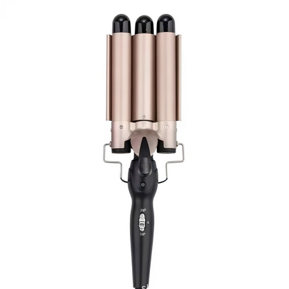 Three Barrel Hair Curler Ceramic Wave Styling Iron