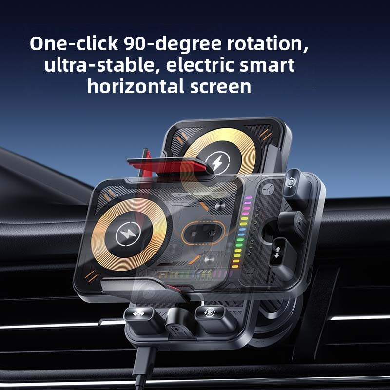 Magnetic Car Phone Holder with Wireless Charging