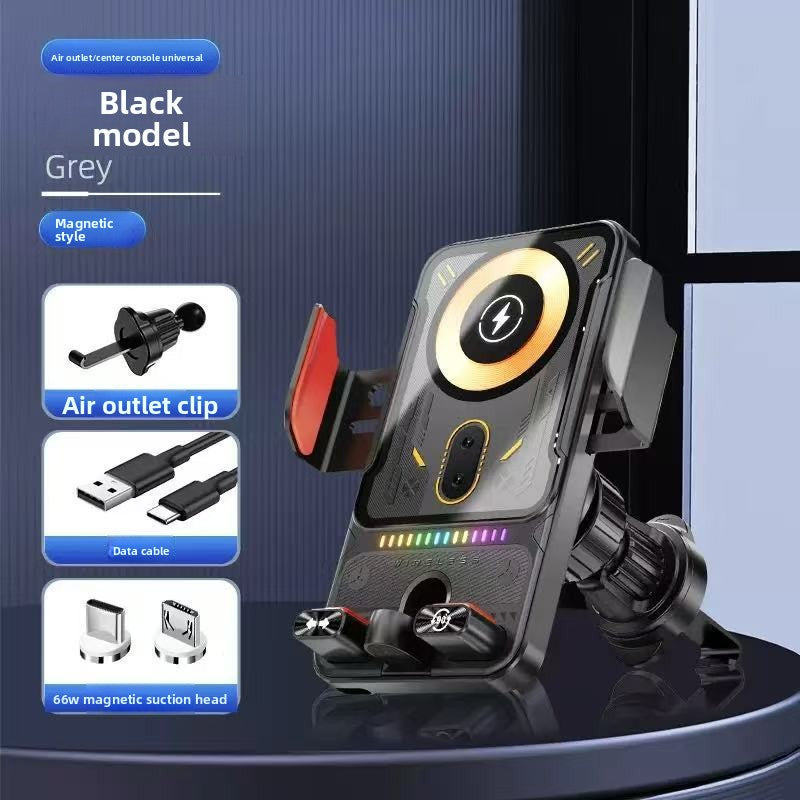 Magnetic Car Phone Holder with Wireless Charging