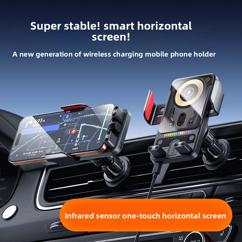 Magnetic Car Phone Holder with Wireless Charging